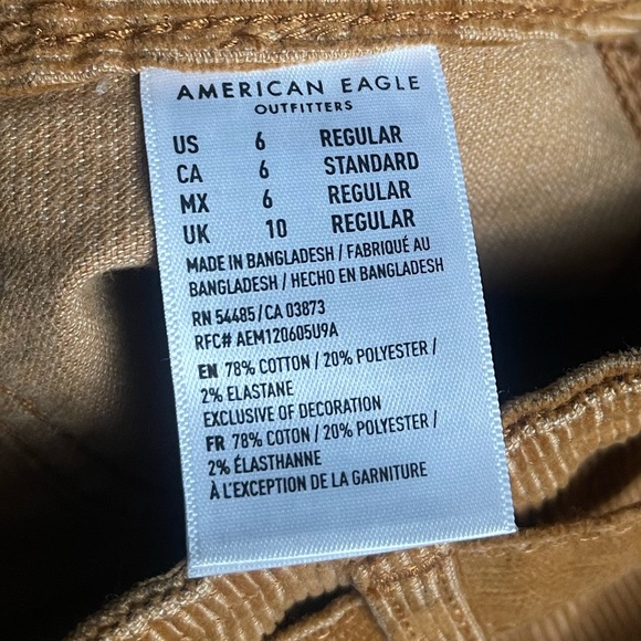 American Eagle Super Stretch Corduroy Hi-Rise A-Line Skirt Size 6 - Picture 2 of 6